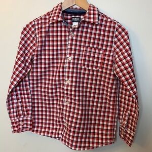 OSH Kosh Button-down Long Sleeve Shirt 10/12